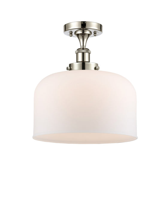 Innovations 916-1C-PN-G71-L One Light Semi-Flush Mount, Polished Nickel
