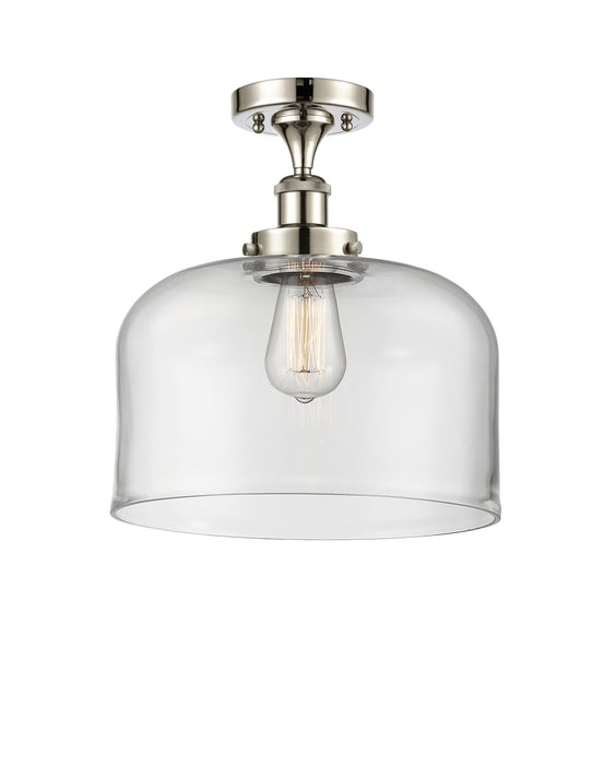Innovations 916-1C-PN-G72-L-LED LED Semi-Flush Mount, Polished Nickel
