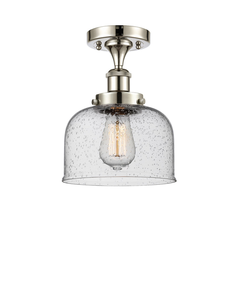 Innovations 916-1C-PN-G74-LED LED Semi-Flush Mount, Polished Nickel