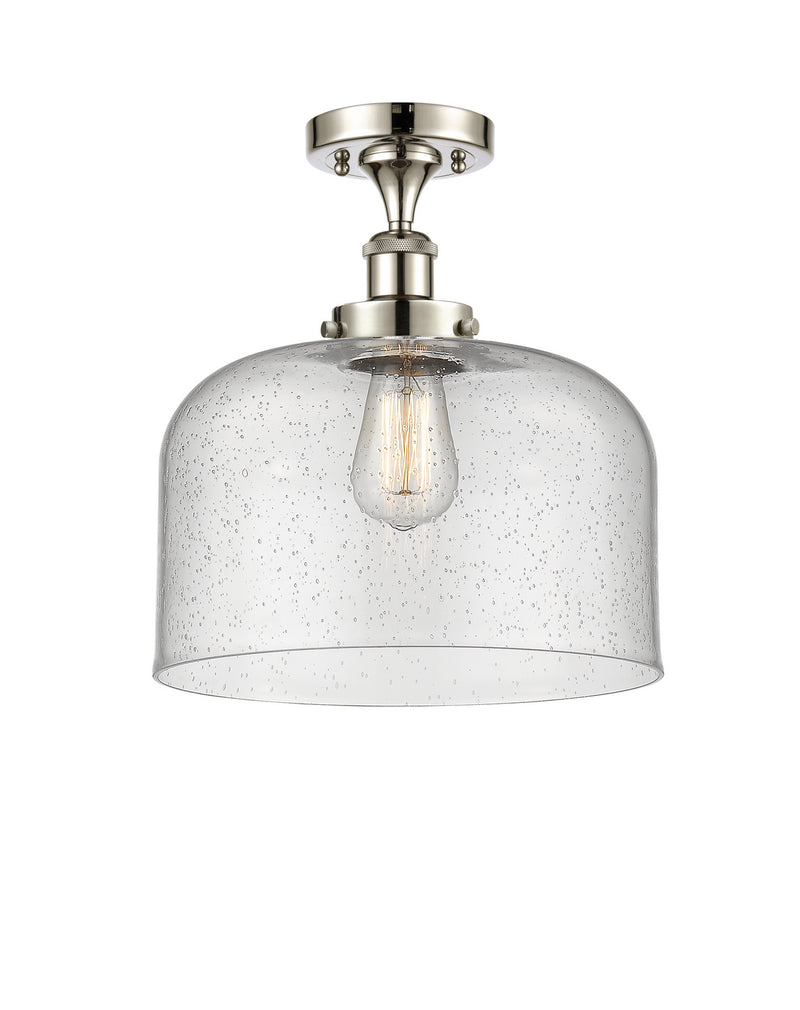 Innovations 916-1C-PN-G74-L-LED LED Semi-Flush Mount, Polished Nickel