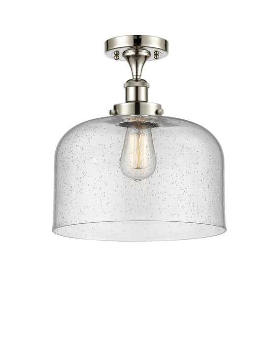 Innovations 916-1C-PN-G74-L-LED LED Semi-Flush Mount, Polished Nickel