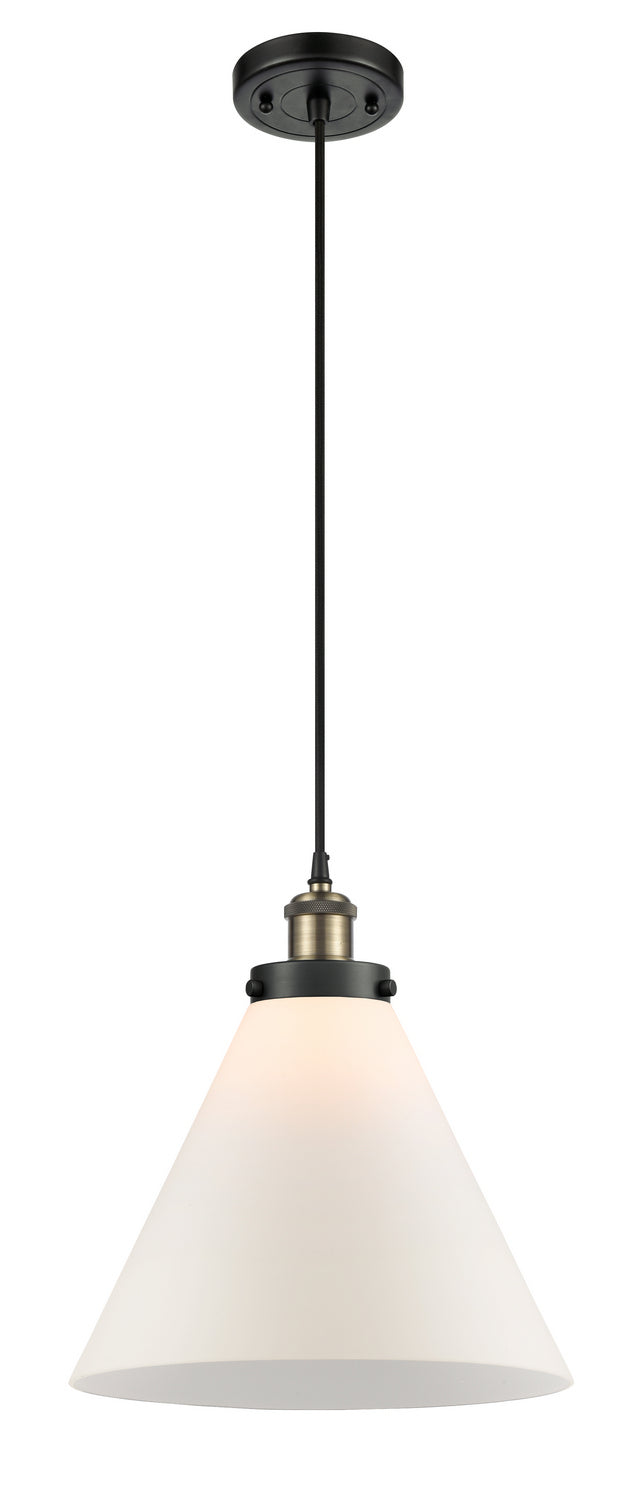 Innovations 916-1P-BAB-G41-L One Light Mini Pendant, Black Antique Brass