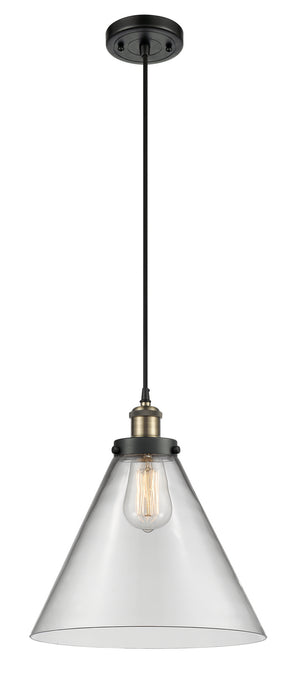 Innovations 916-1P-BAB-G42-L One Light Mini Pendant, Black Antique Brass