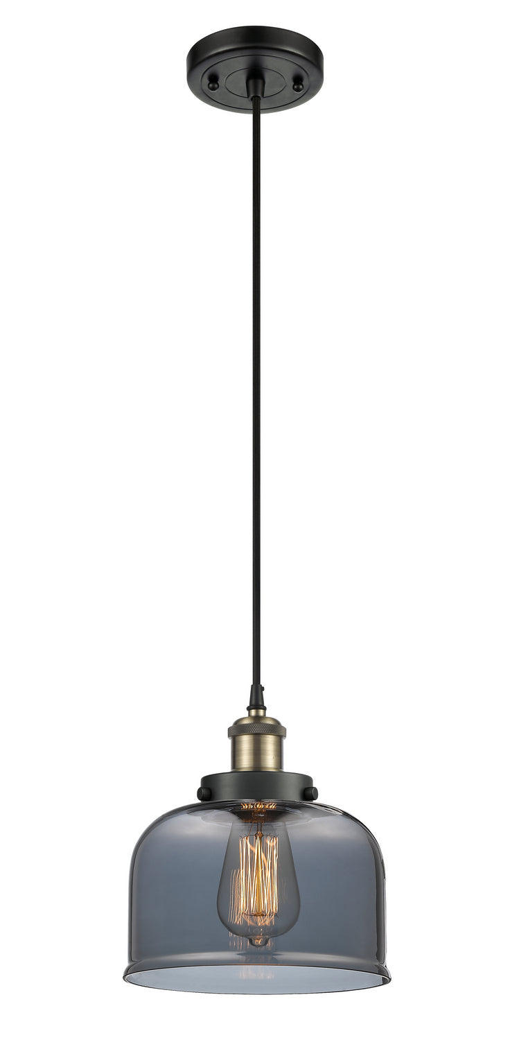 Innovations 916-1P-BAB-G73 One Light Mini Pendant, Black Antique Brass