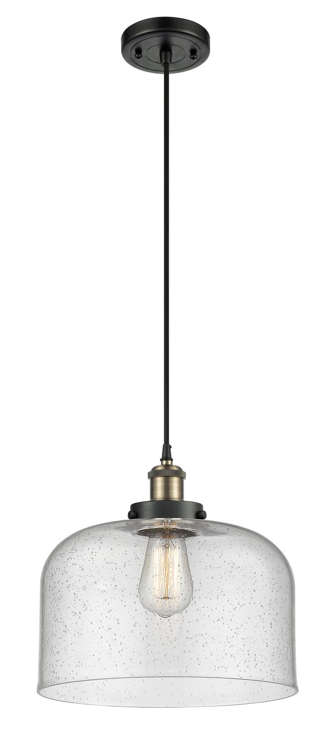 Innovations 916-1P-BAB-G74-L One Light Mini Pendant, Black Antique Brass