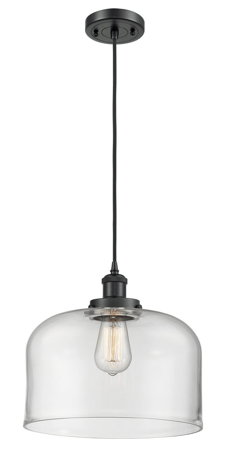 Innovations 916-1P-BK-G72-L One Light Mini Pendant, Matte Black
