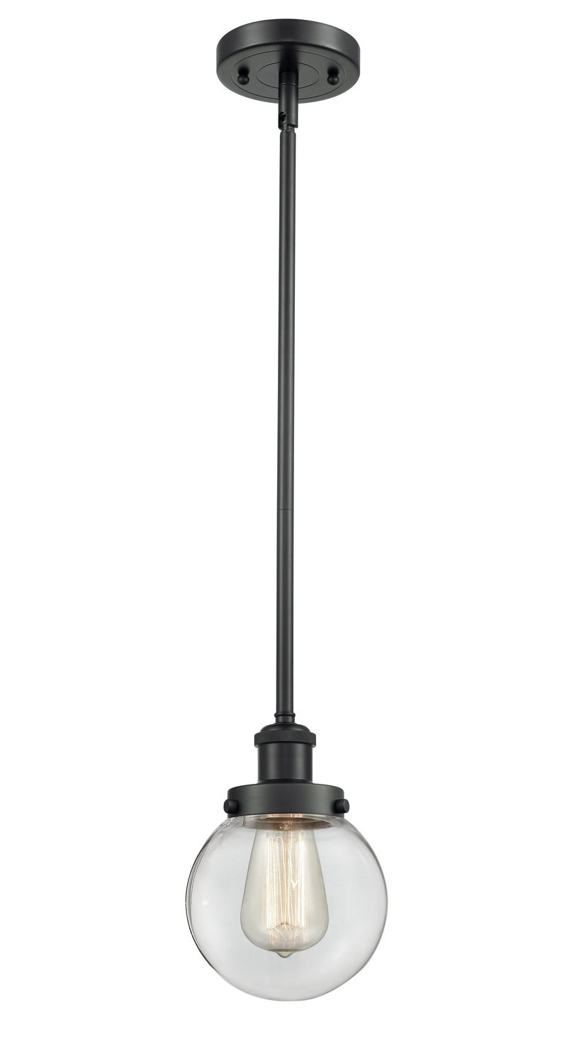 Innovations 916-1S-BK-G202-6-LED LED Mini Pendant, Matte Black