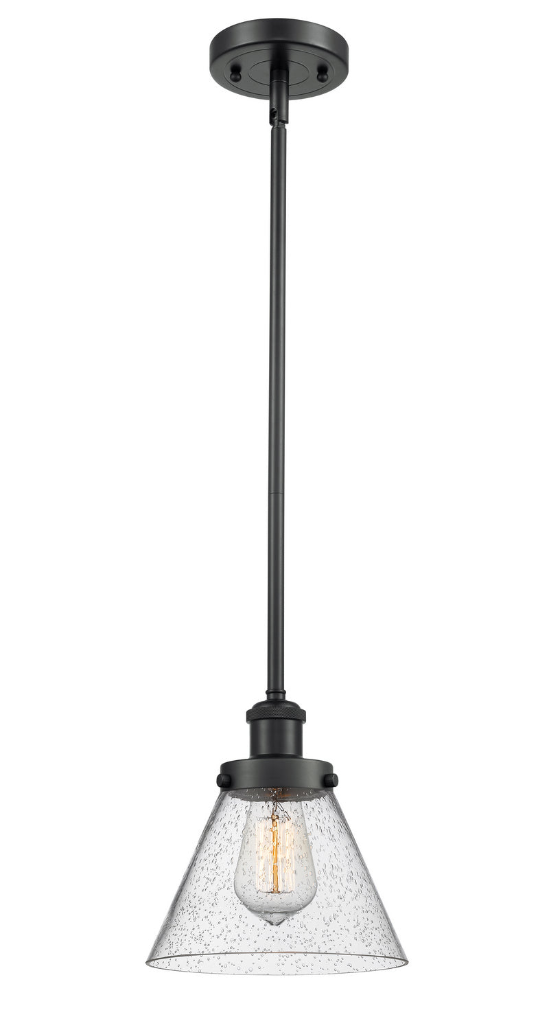 Innovations 916-1S-BK-G44 One Light Mini Pendant, Matte Black
