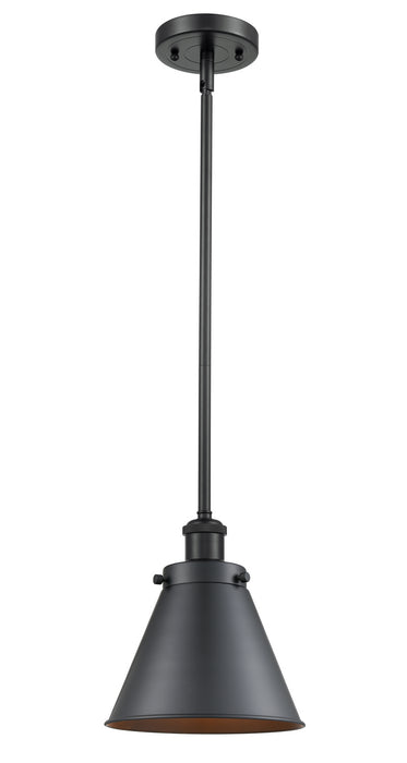 Innovations 916-1S-BK-M13 One Light Mini Pendant, Matte Black