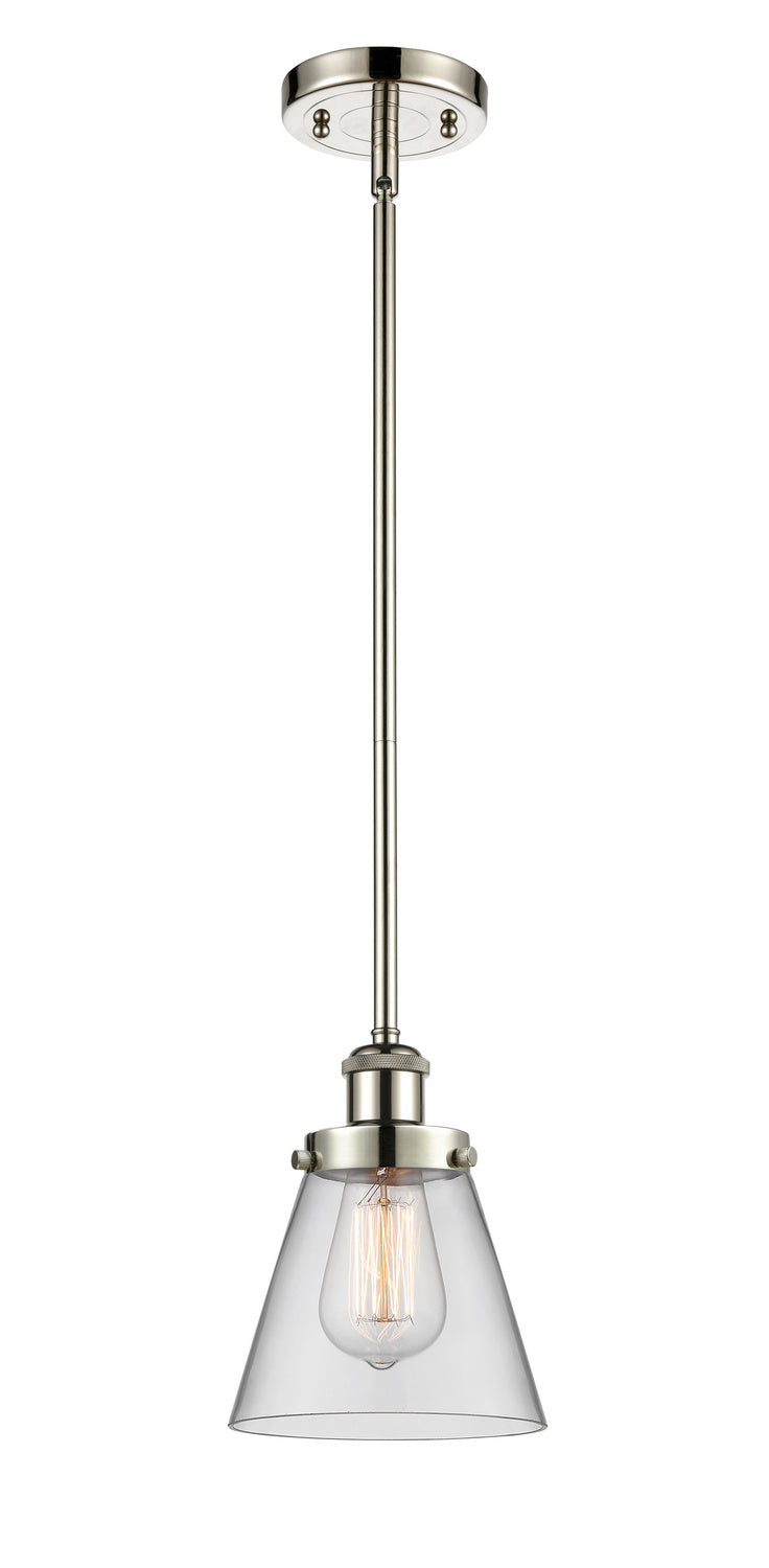 Innovations 916-1S-PN-G62 One Light Mini Pendant, Polished Nickel