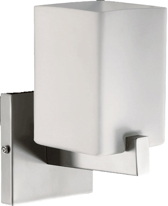 Quorum 5476-1-65 One Light Wall Mount, Satin Nickel