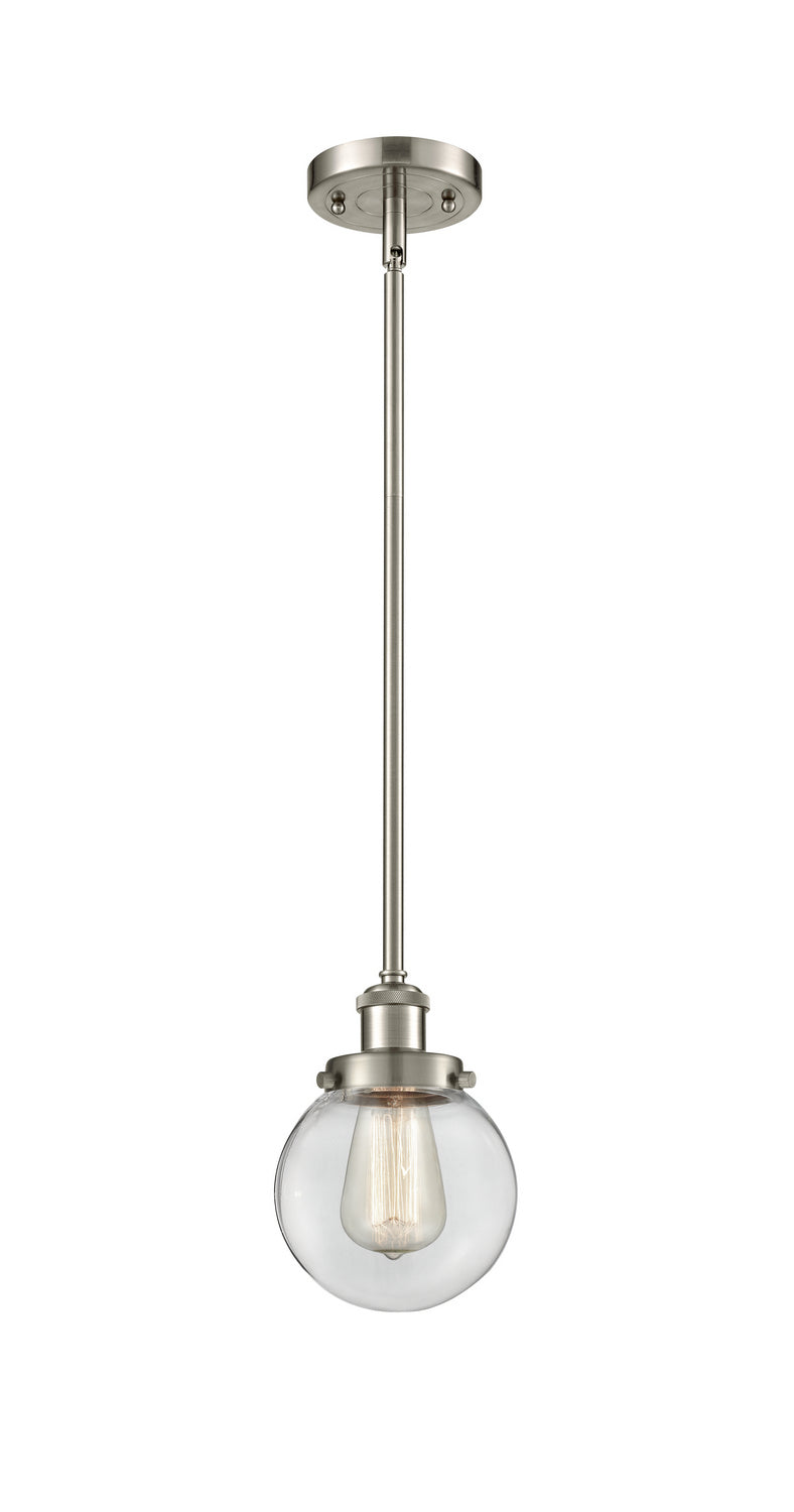 Innovations 916-1S-SN-G202-6-LED LED Mini Pendant, Brushed Satin Nickel