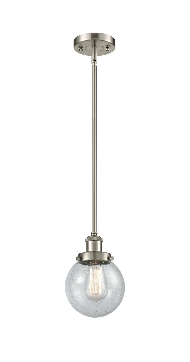Innovations 916-1S-SN-G204-6 One Light Mini Pendant, Brushed Satin Nickel