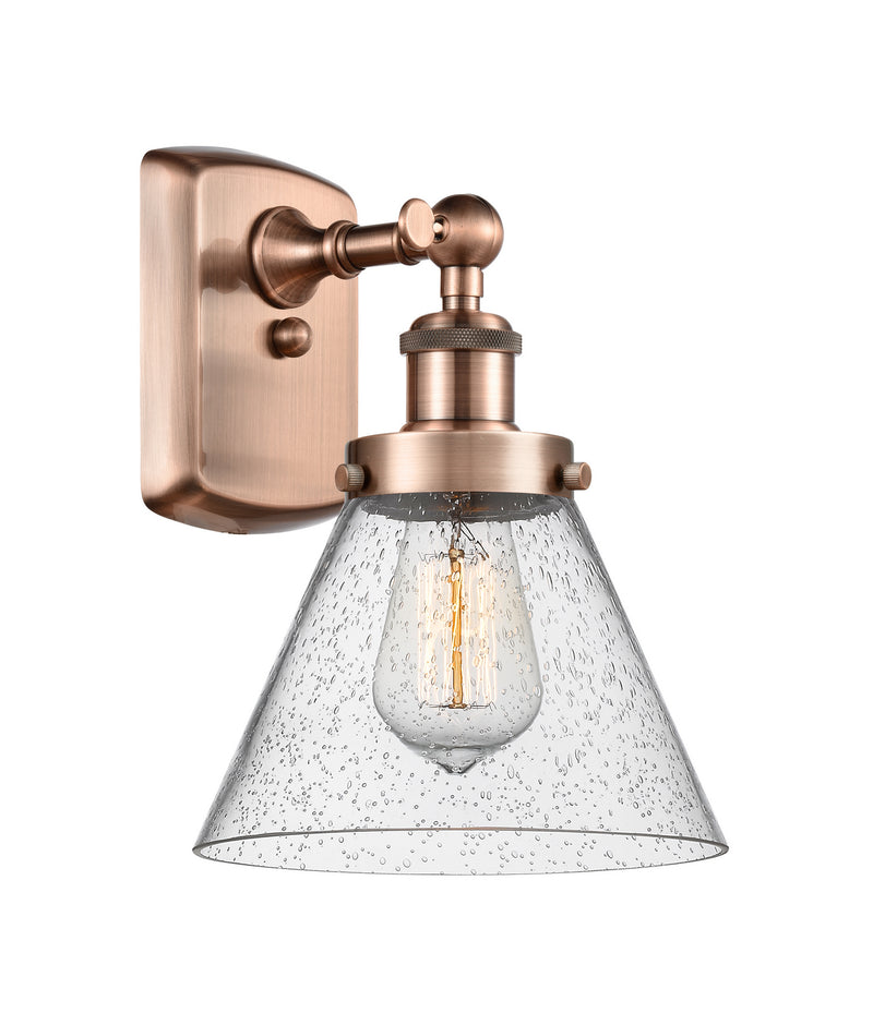Innovations 916-1W-AC-G44 One Light Wall Sconce, Antique Copper