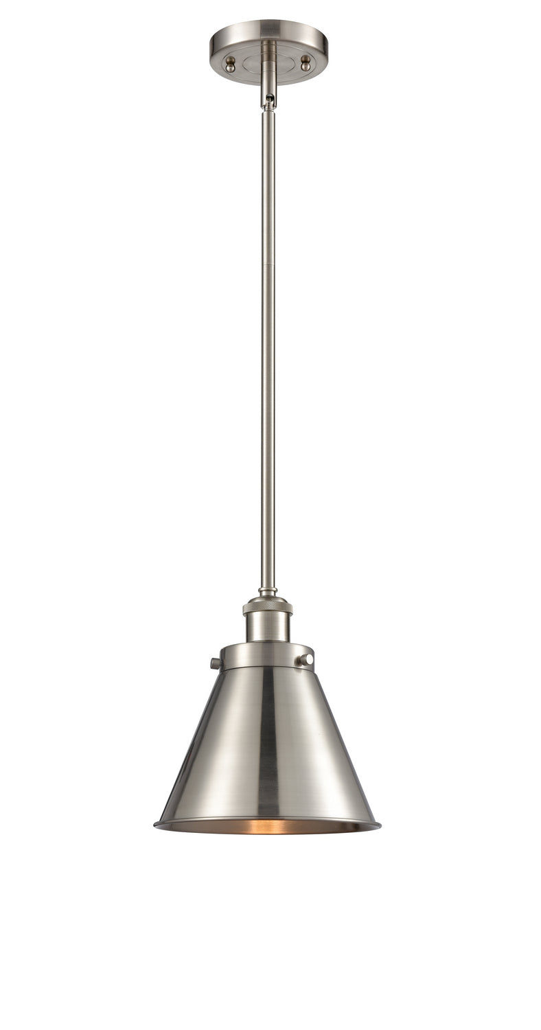 Innovations 916-1S-SN-M13-SN-LED LED Mini Pendant, Brushed Satin Nickel