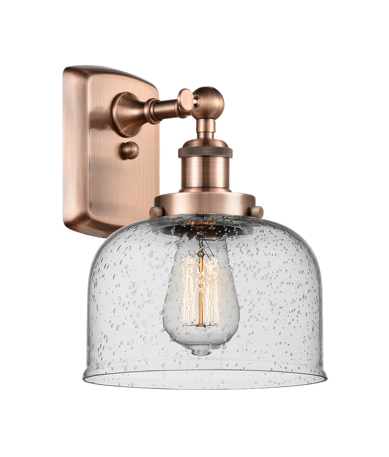 Innovations 916-1W-AC-G74 One Light Wall Sconce, Antique Copper