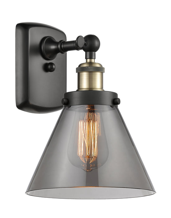 Innovations 916-1W-BAB-G43 One Light Wall Sconce, Black Antique Brass