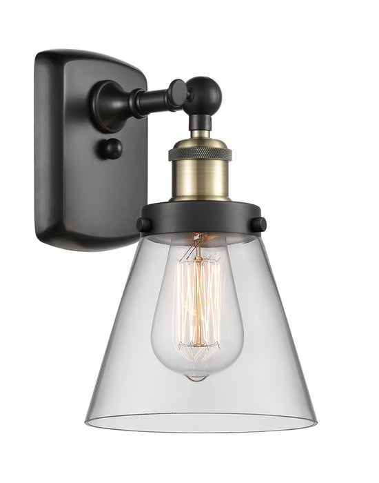Innovations 916-1W-BAB-G62 One Light Wall Sconce, Black Antique Brass