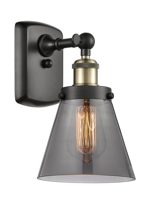 Innovations 916-1W-BAB-G63 One Light Wall Sconce, Black Antique Brass