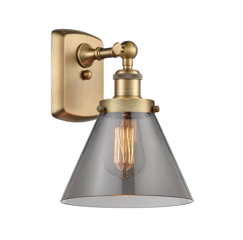 Innovations 916-1W-BB-G43 One Light Wall Sconce, Brushed Brass