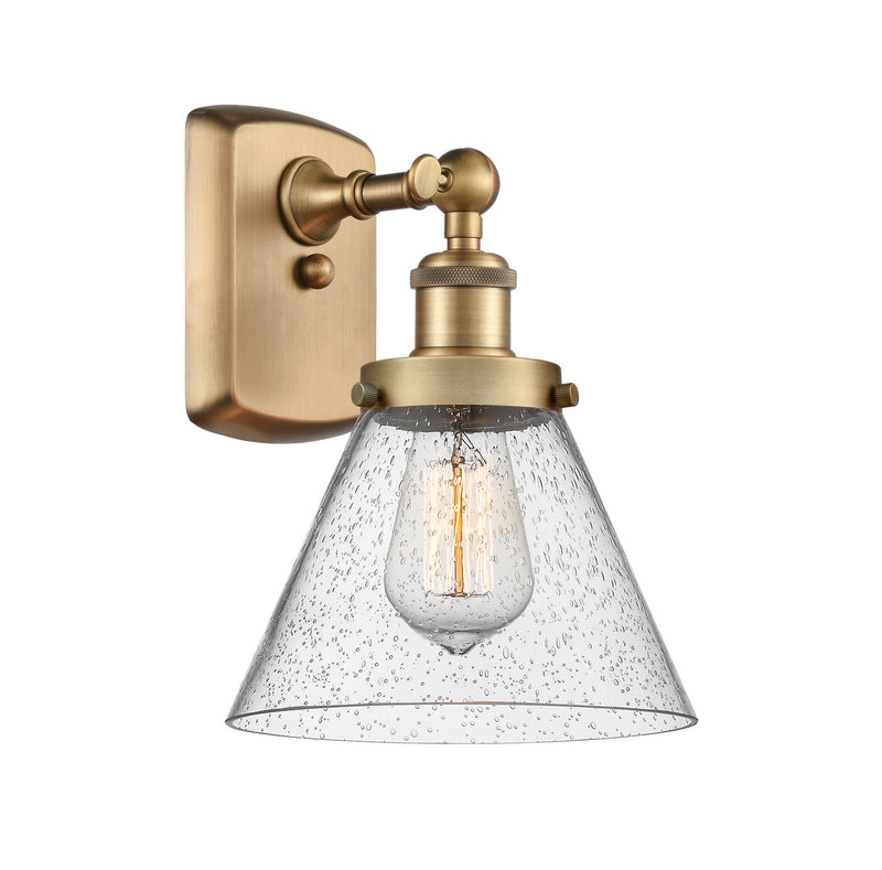 Innovations 916-1W-BB-G44 One Light Wall Sconce, Brushed Brass