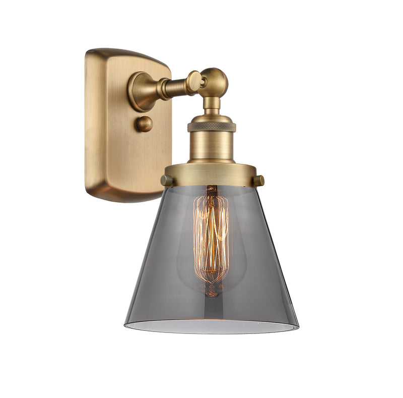 Innovations 916-1W-BB-G63 One Light Wall Sconce, Brushed Brass