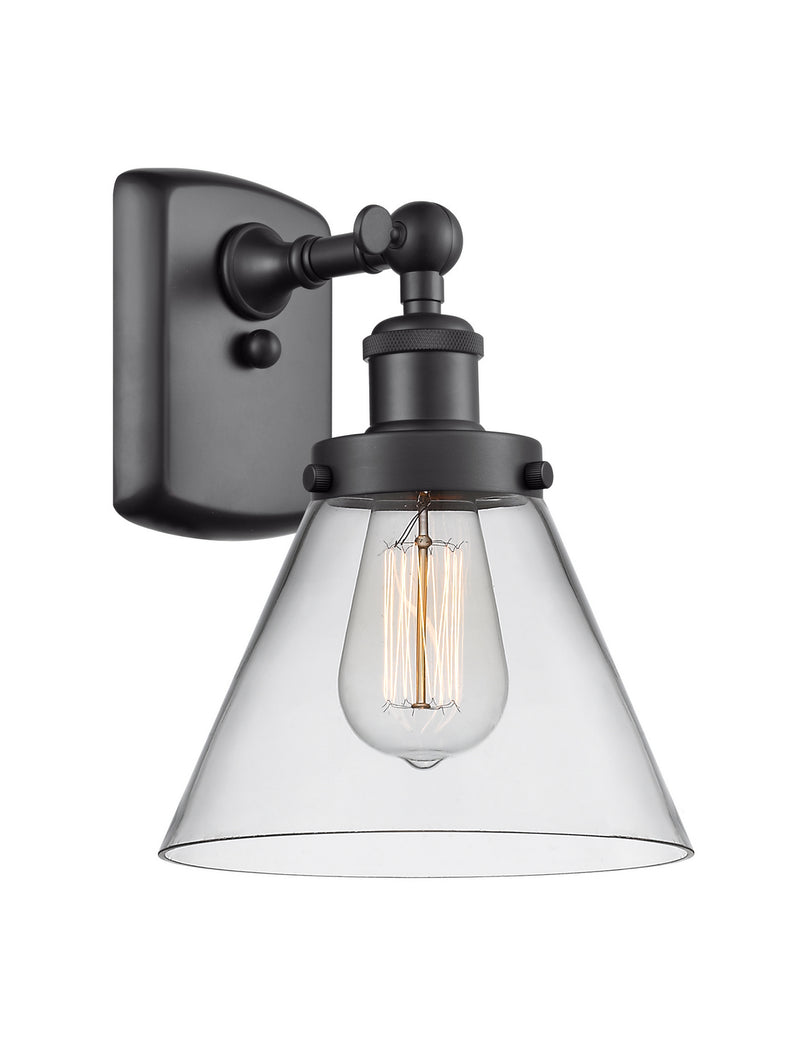 Innovations 916-1W-BK-G42 One Light Wall Sconce, Matte Black