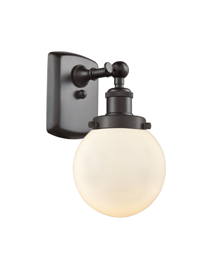 Innovations 916-1W-OB-G201-6 One Light Wall Sconce, Oil Rubbed Bronze