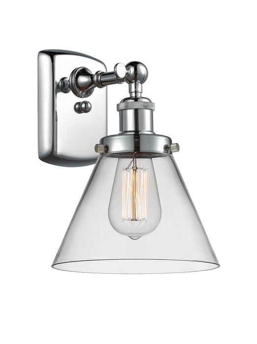 Innovations 916-1W-PC-G42 One Light Wall Sconce, Polished Chrome