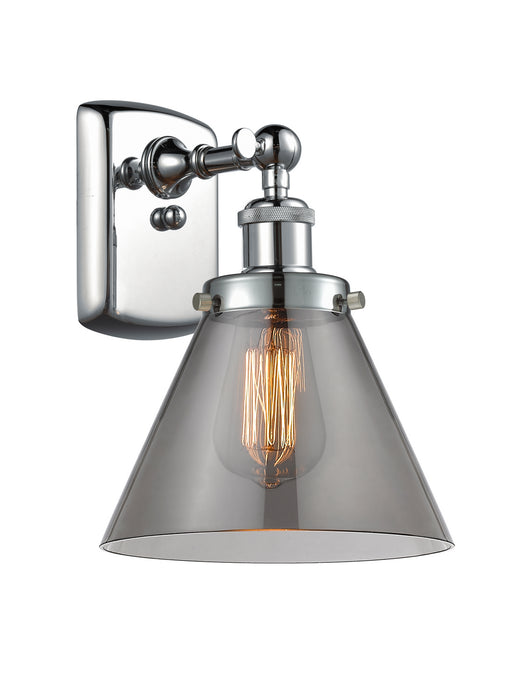 Innovations 916-1W-PC-G43 One Light Wall Sconce, Polished Chrome