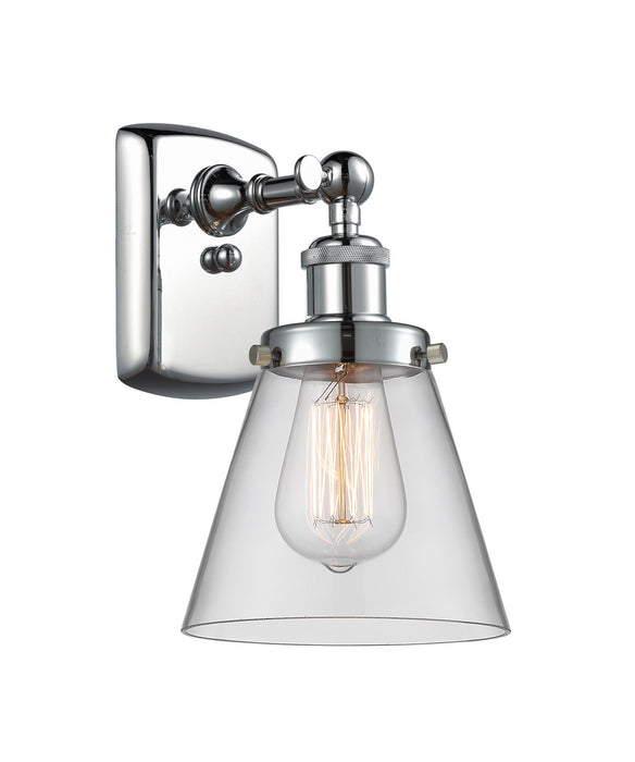 Innovations 916-1W-PC-G62 One Light Wall Sconce, Polished Chrome