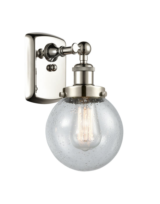 Innovations 916-1W-PN-G204-6-LED LED Wall Sconce, Polished Nickel