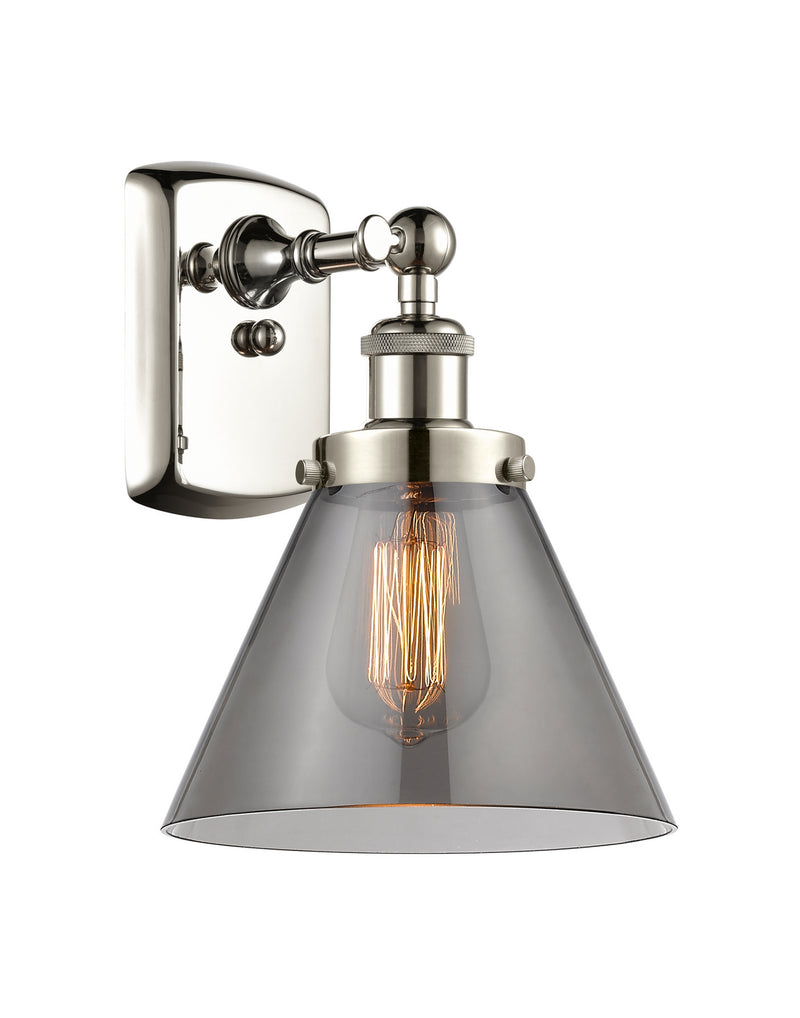 Innovations 916-1W-PN-G43 One Light Wall Sconce, Polished Nickel