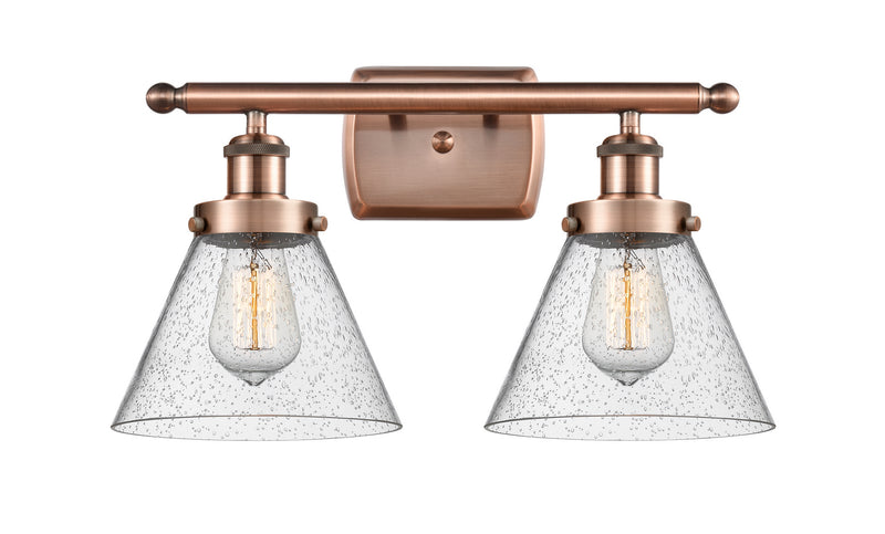 Innovations 916-2W-AC-G44-LED LED Bath Vanity, Antique Copper