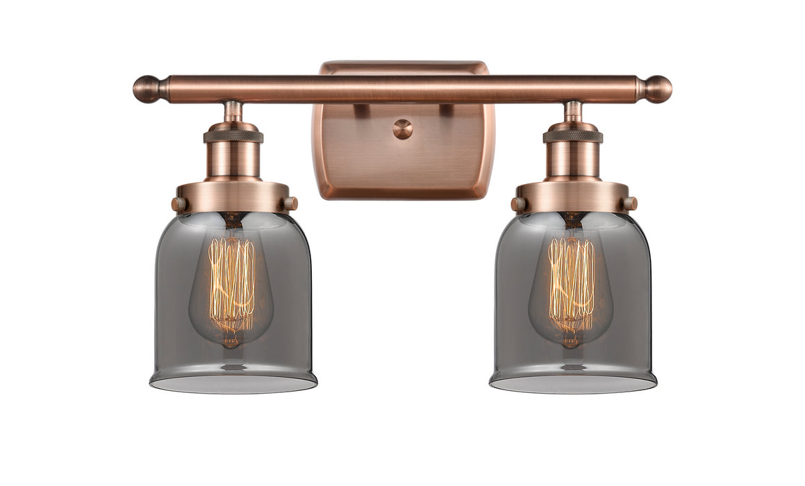 Innovations 916-2W-AC-G53 Two Light Bath Vanity, Antique Copper