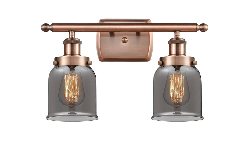Innovations 916-2W-AC-G53-LED LED Bath Vanity, Antique Copper