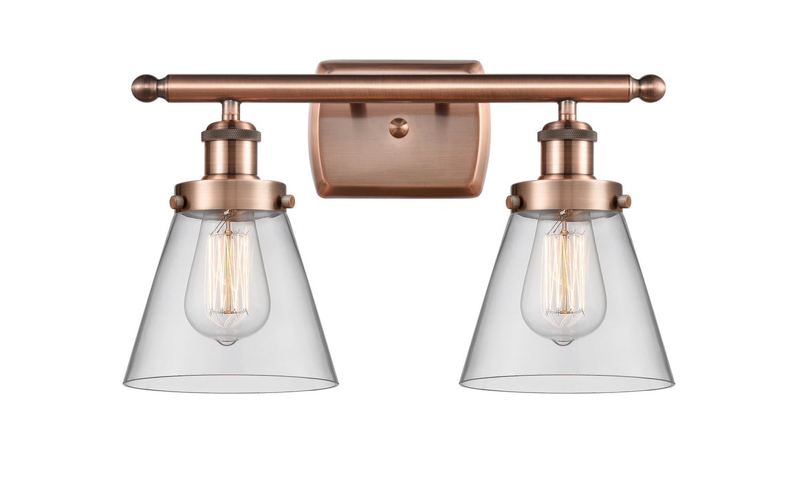 Innovations 916-2W-AC-G62-LED LED Bath Vanity, Antique Copper