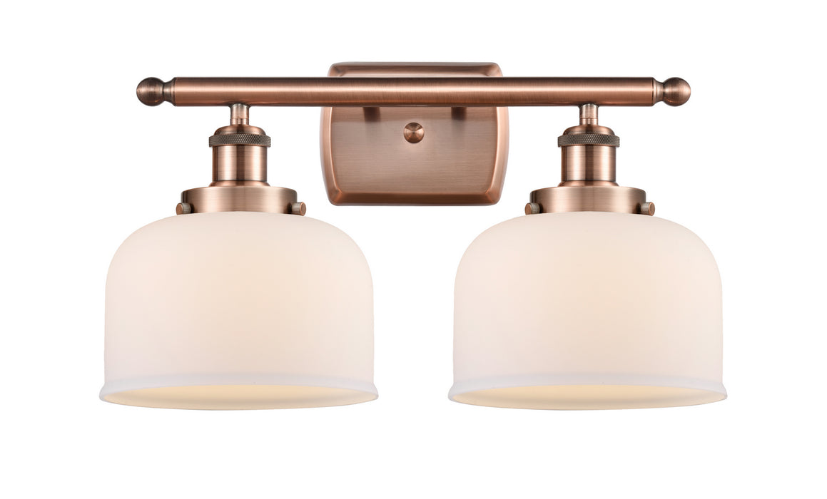 Innovations 916-2W-AC-G71 Two Light Bath Vanity, Antique Copper