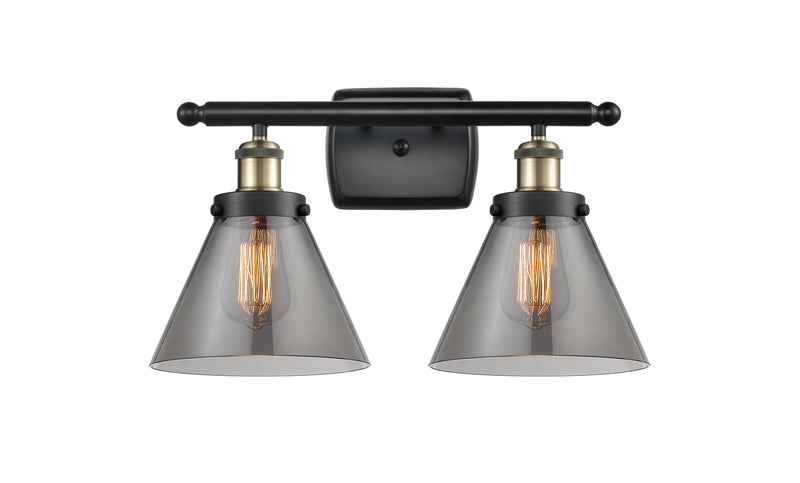 Innovations 916-2W-BAB-G43-LED LED Bath Vanity, Black Antique Brass