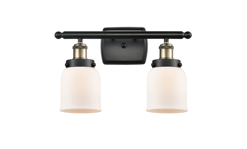 Innovations 916-2W-BAB-G51 Two Light Bath Vanity, Black Antique Brass