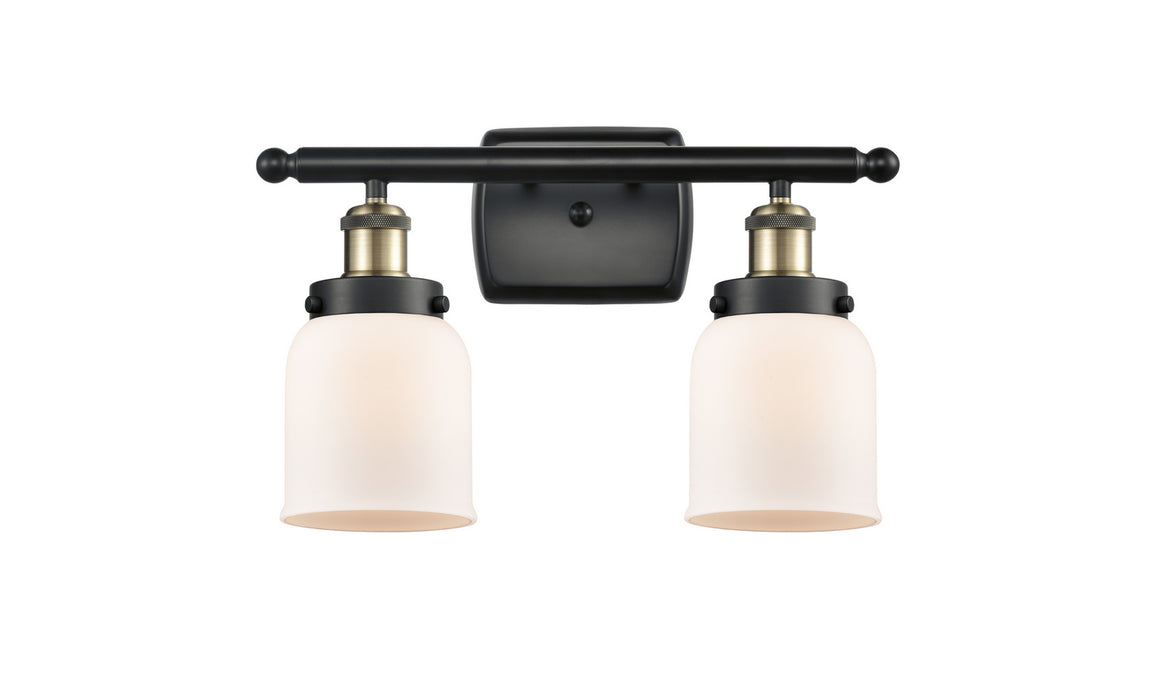 Innovations 916-2W-BAB-G51 Two Light Bath Vanity, Black Antique Brass