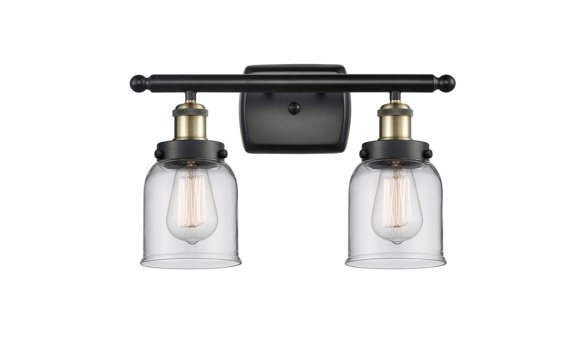 Innovations 916-2W-BAB-G52 Two Light Bath Vanity, Black Antique Brass