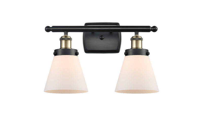 Innovations 916-2W-BAB-G61-LED LED Bath Vanity, Black Antique Brass