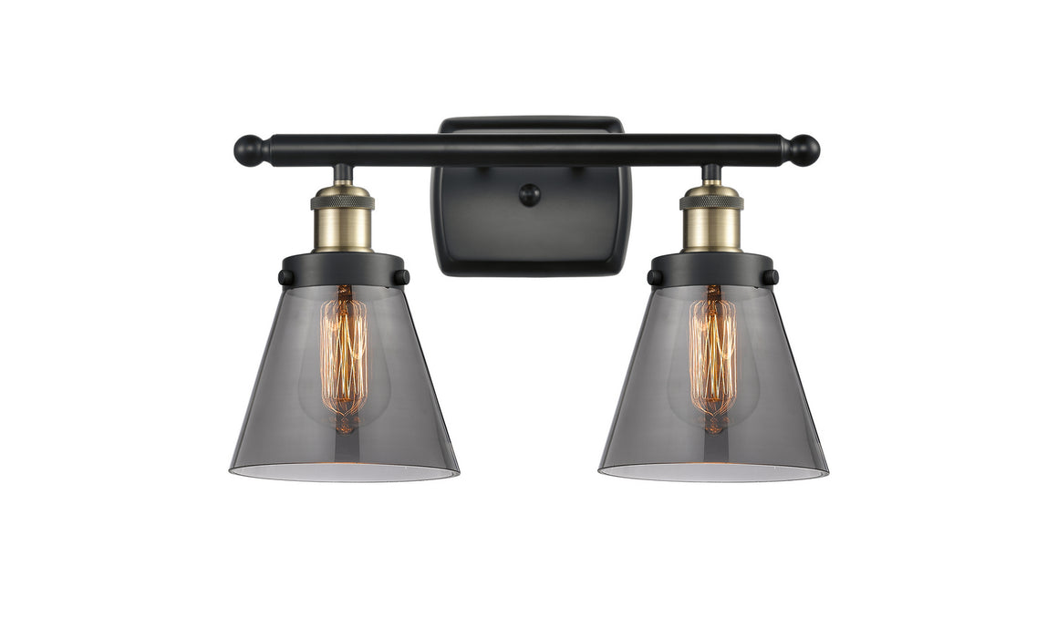 Innovations 916-2W-BAB-G63 Two Light Bath Vanity, Black Antique Brass