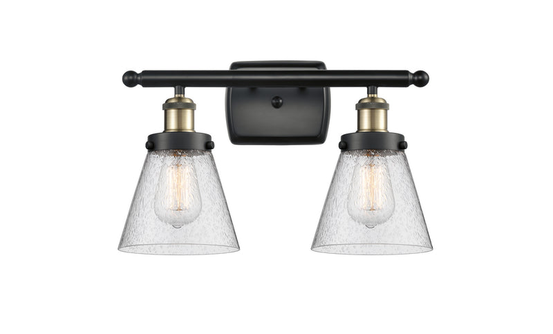 Innovations 916-2W-BAB-G64-LED LED Bath Vanity, Black Antique Brass