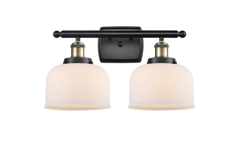 Innovations 916-2W-BAB-G71 Two Light Bath Vanity, Black Antique Brass