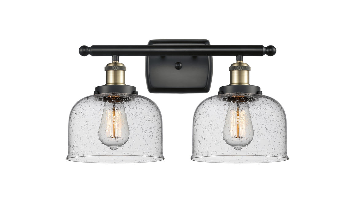 Innovations 916-2W-BAB-G74 Two Light Bath Vanity, Black Antique Brass