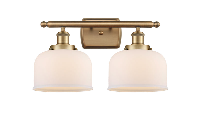 Innovations 916-2W-BB-G71 Two Light Bath Vanity, Brushed Brass