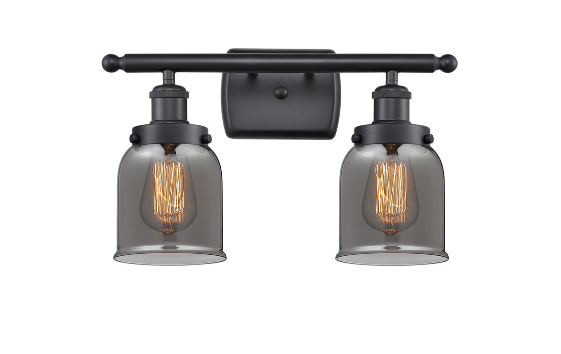 Innovations 916-2W-BK-G53 Two Light Bath Vanity, Matte Black