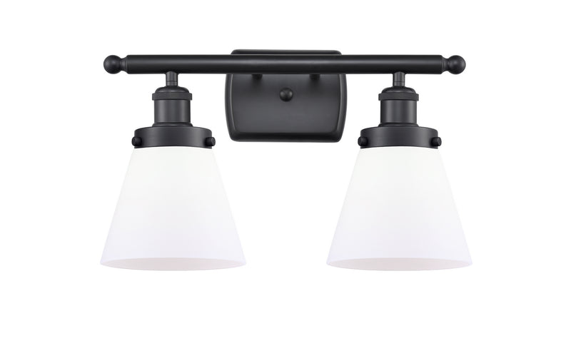 Innovations 916-2W-BK-G61-LED LED Bath Vanity, Matte Black